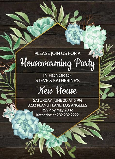 Contoh undangan housewarming