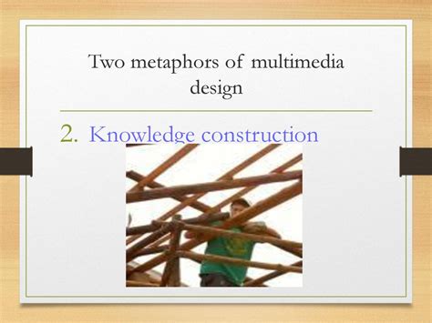 how are metaphors used in the construction of knowledge
