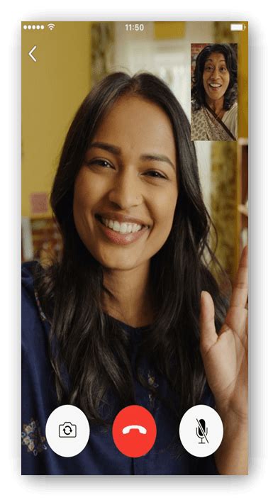 how can an iphone user video call an android user
