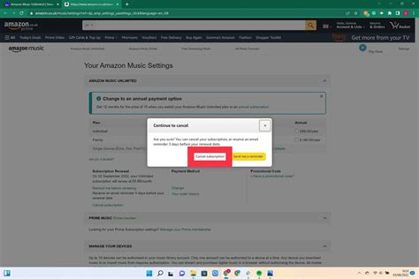 how can i cancel a subscription on amazon