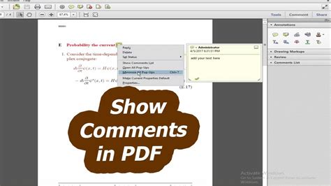 how can i make comments on a pdf