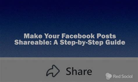 how can i make my post on fb shareable