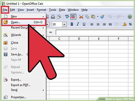how can i open a csv file in excel
