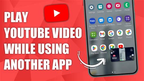 how can i play youtube while using other apps