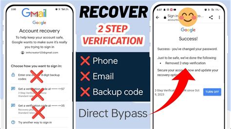 how can i recover my google account without verification code