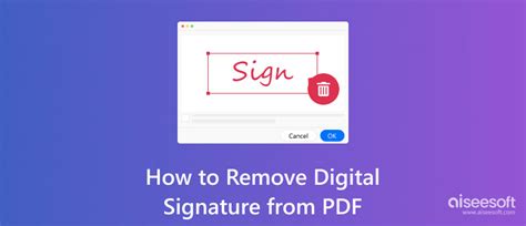 how can i remove a signature from a pdf