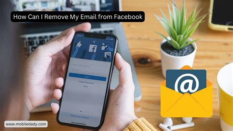 how can i remove an email from facebook