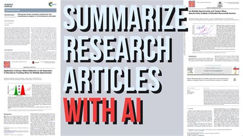 how can i summarize an article with ai
