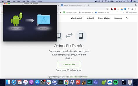 how can i transfer files from android phone to macbook