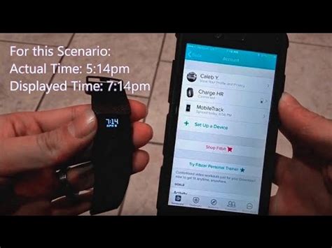 how change time and date on fitbit