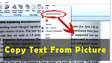 how copy a text