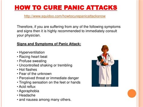 how cure panic attacks