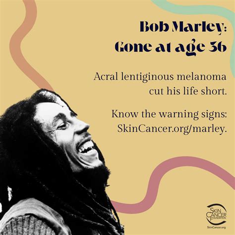 how did bob marley develop melanoma