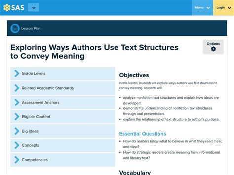 how do authors use text structure to convey meaning