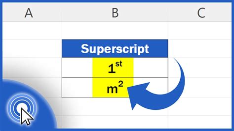 how do i add superscript in excel