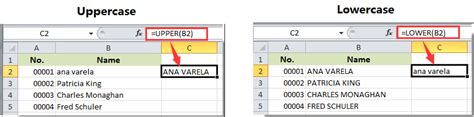 how do i change an entire column to lowercase in excel