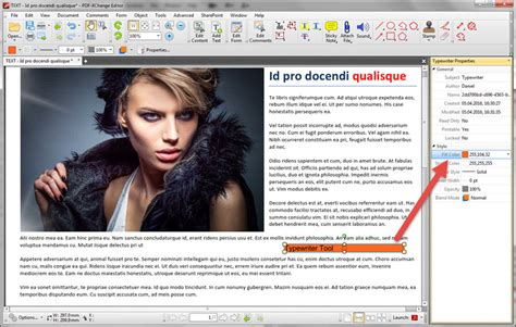 how do i change font size in a pdf-xchange editor