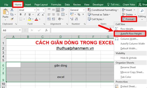 how do i change line spacing in an excel cell