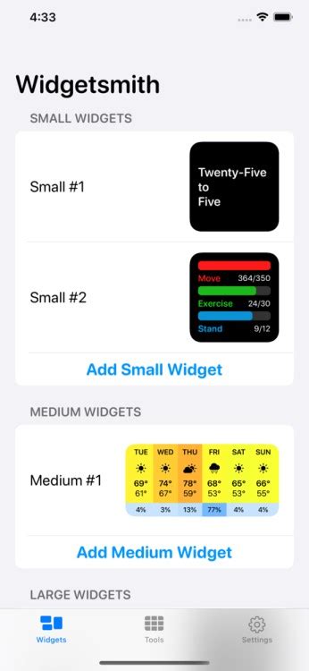 how do i change my app icons using widgetsmith
