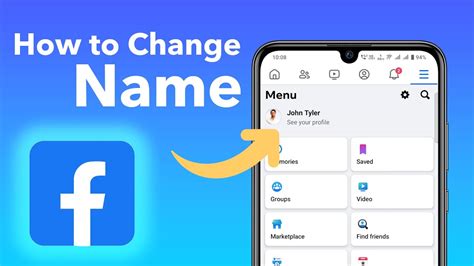 how do i change my name on facebook ios