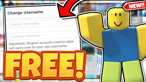 how do i change my roblox username for free