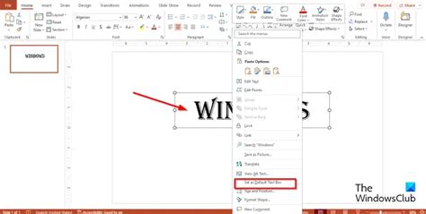 how do i change the default settings in powerpoint