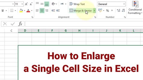 how do i change the width of a single cell in excel