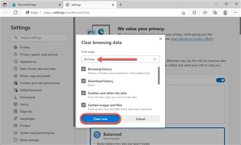 how do i clear cache and cookies on microsoft edge