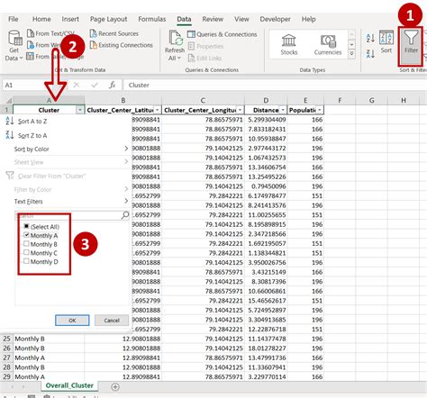 how do i copy and paste filtered data from another sheet in excel