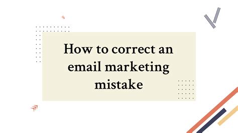 how do i correct a mistake in an email