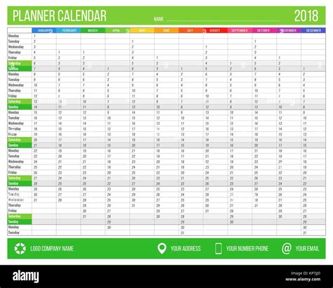 how do i create a 12 month calendar in excel