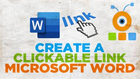 how do i create a clickable link in a word document