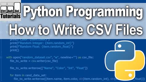 how do i create a csv file in python