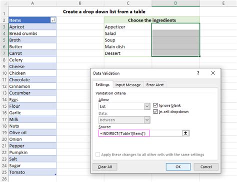 how do i create a list in excel that allows multiple selections