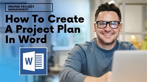 how do i create a project plan in word