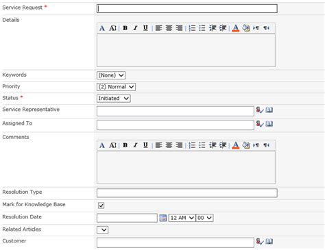 how do i create a request form in sharepoint