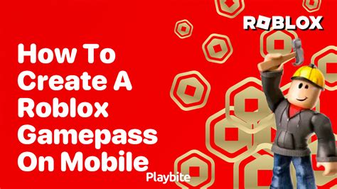 how do i create a roblox gamepass in mobile