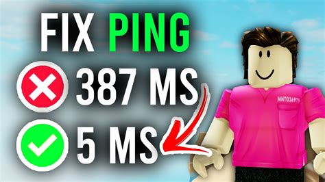 how do i decrease my ping in roblox