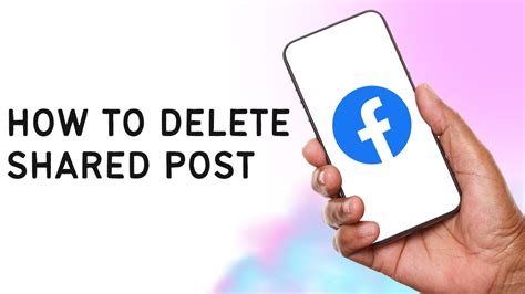 how do i delete a share on facebook