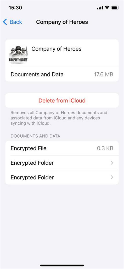 how do i delete game data from my iphone