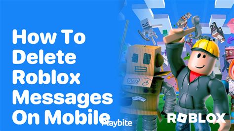how do i delete roblox messages