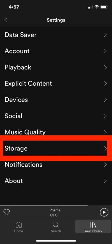how do i delete spotify cache
