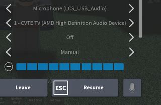 how do i disable mic on roblox
