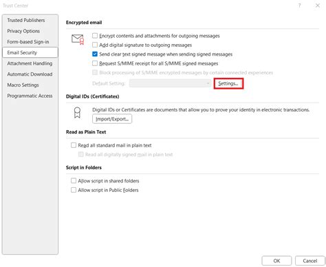 how do i encrypt an email in outlook without a certificate