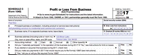 how do i find a principal business code for schedule c
