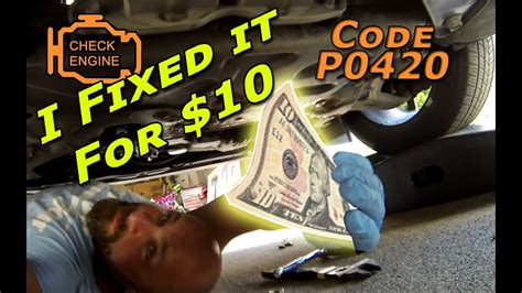 how do i fix error code p0420