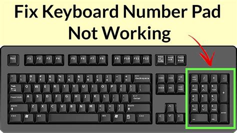 how do i fix my keyboard numbers not working