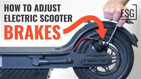 how do i fix the brakes on my electric scooter