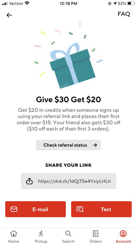 how do i get a referral code