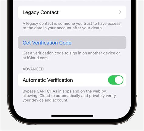 how do i get a verification code on my iphone